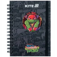 Notesy i bloczki - Kołonotatnik Notes Fioletowy 80 Kartek Ninja Turtles Kite - miniaturka - grafika 1