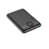 Powerbanki - Veger Power bank S11 10 000mah Lcd Quick Charge Pd22,5w Czarny W1140 - miniaturka - grafika 1