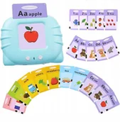 Zabawki interaktywne dla dzieci - Zabawka Do Wczesnej Nauki Angielskiego Prezent Dla 3 4 5 Latka 510 Kart Xxl - miniaturka - grafika 1