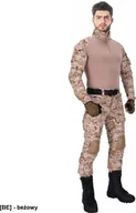 Odzież robocza - TG-PROTECT - Ubranie ochronne Tactical Guard, w skład którego wchodzi bluza i spodnie do pasa - beżowy M - miniaturka - grafika 1