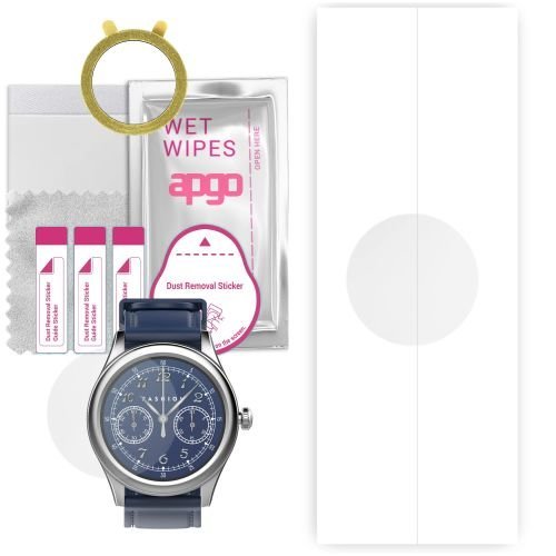 1x folia hydrożelowa ochronna do Vector Smart VCTR-34-02 03 - apgo Smartwatch Hydrogel Protection Ochrona na ekran smartwatcha