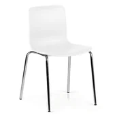 Krzesła - B2B Partner Krzesło konferencyjne DAVE, białe 422024 - miniaturka - grafika 1