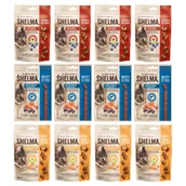 Przysmaki dla kotów - 12x Mięsne przekąski dla kota Mix smaków Shelma - miniaturka - grafika 1