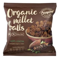 Chrupki - Biopont Chrupki Jaglane Kakaowe Bezglutenowe Bio 60 g  Biopont - miniaturka - grafika 1