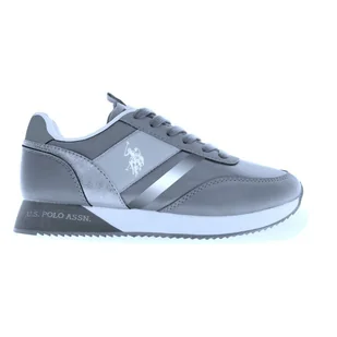 Sneakersy marki U.S. POLO ASSN model NOBIW002W-BNY4 kolor Szary. Obuwie Damskie. Sezon: Cały rok - Portfele - miniaturka - grafika 1