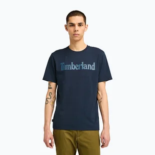 Koszulka męska Timberland Tfo Wordmark Logo dark sapphire/dark denim - Koszulki męskie Koszulka męska Timberland Tfo Wordmark Logo dark sapphire/dark denim - Koszulki męskie - miniaturka - grafika 1