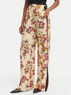 Spodnie damskie - Simona Corsellini Spodnie materiałowe P26CPPA02001 Kolorowy Regular Fit - miniaturka - grafika 1