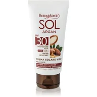Kremy do twarzy - Bottega Verde Sol Argan krem do opalania do skóry tłustej i mieszanej SPF 30 50 ml - miniaturka - grafika 1