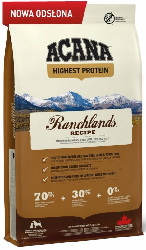 Acana Ranchlands Dog 11,4 kg