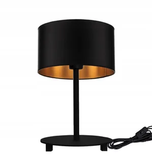 Lampka Nocna Biurkowa Stołowa Abażur Mirror Loft - Lampy stojące - miniaturka - grafika 1