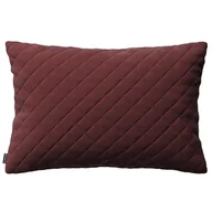 Poszewki na poduszki - Dekoria Poszewka Kinga pikowana 60 x 40 cm bordowy 60 × 40 cm Velvet 148-704-26 - miniaturka - grafika 1