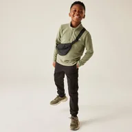 Bluzy dla chłopców - Regatta Polar dziecięcy z suwakiem 1/2 Hot Shot II Zielony, Rozmiar: 164 cm - miniaturka - grafika 1