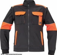 Odzież robocza - CERVA MAX VIVO - kurtka - czarny/pomarańczowy 46 - miniaturka - grafika 1