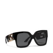 Okulary przeciwsłoneczne - Okulary przeciwsłoneczne Versace 0VE4402 GB1/87 Black/Dark Grey - miniaturka - grafika 1