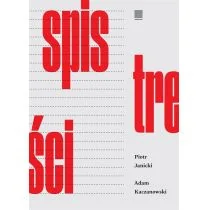 Spis treści Adam Kaczanowski Piotr Janicki - Poezja - miniaturka - grafika 1