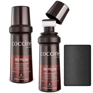 2x Pasta w płynie z aplikatorem coccine eko polish czarna 75 ml - Środki do obuwia i ubrań - miniaturka - grafika 1