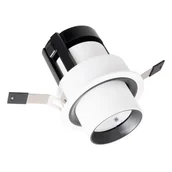 Lampy ogrodowe - Wpuszczana lampa tubka HALO H0130 Maxlight LED 9W 3000K do sypialni biały czarny - miniaturka - grafika 1