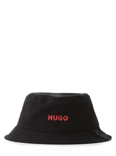 HUGO - Damski bucket hat, czarny - Czapki damskie - miniaturka - grafika 1