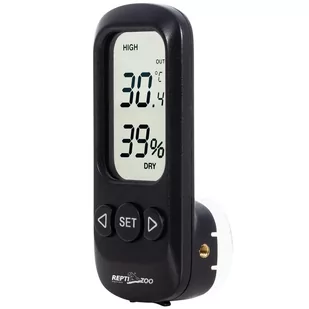 Repti-Zoo Digital Alarm Thermometer Hygrometer - Termometr I Higrometr Lcd - Terraria - miniaturka - grafika 1
