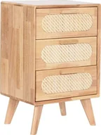 Komody - Home ESPRIT Komoda Home ESPRIT Naturalny Metal Drewno kauczukowe 40 x 30 x 63 cm - miniaturka - grafika 1