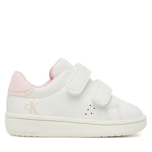Sneakersy Calvin Klein Low Cut Velcro Sneaker V1A9-83087-1355 M Biały - Buty dla dziewczynek - miniaturka - grafika 1