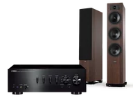 Zestawy stereo - Yamaha A-S701 (czarny) + Tesi 6 (mokka) - miniaturka - grafika 1