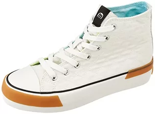 Koszulki i topy damskie - MTNG Damskie deportivo 60187 C14580 nylonowe buty typu Blanco 39 Low-Top, 5 UK - grafika 1