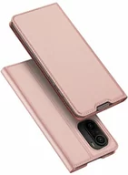 Etui i futerały do telefonów - Dux Ducis Skin Pro kabura etui pokrowiec z klapką Xiaomi Redmi K40 Pro+ / K40 Pro / K40 / Poco F3 różowy - miniaturka - grafika 1