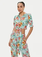 Koszule damskie - Guess Koszula W4GH42 WG4G0 Kolorowy Regular Fit - miniaturka - grafika 1
