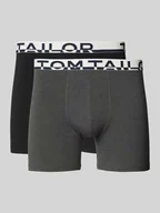 Majtki męskie - Obcisłe bokserki o kroju slim fit z napisem z logo w pasie - miniaturka - grafika 1