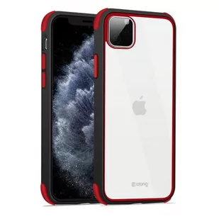 Crong Trace Clear Cover Etui iPhone 11 Pro czarny/czerwony) 10_15173 - Etui i futerały do telefonów - miniaturka - grafika 2
