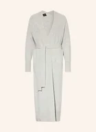 Swetry damskie - Boss Płaszcz Dzianinowy Fardianna Z Kaszmiru grau - BOSS - miniaturka - grafika 1