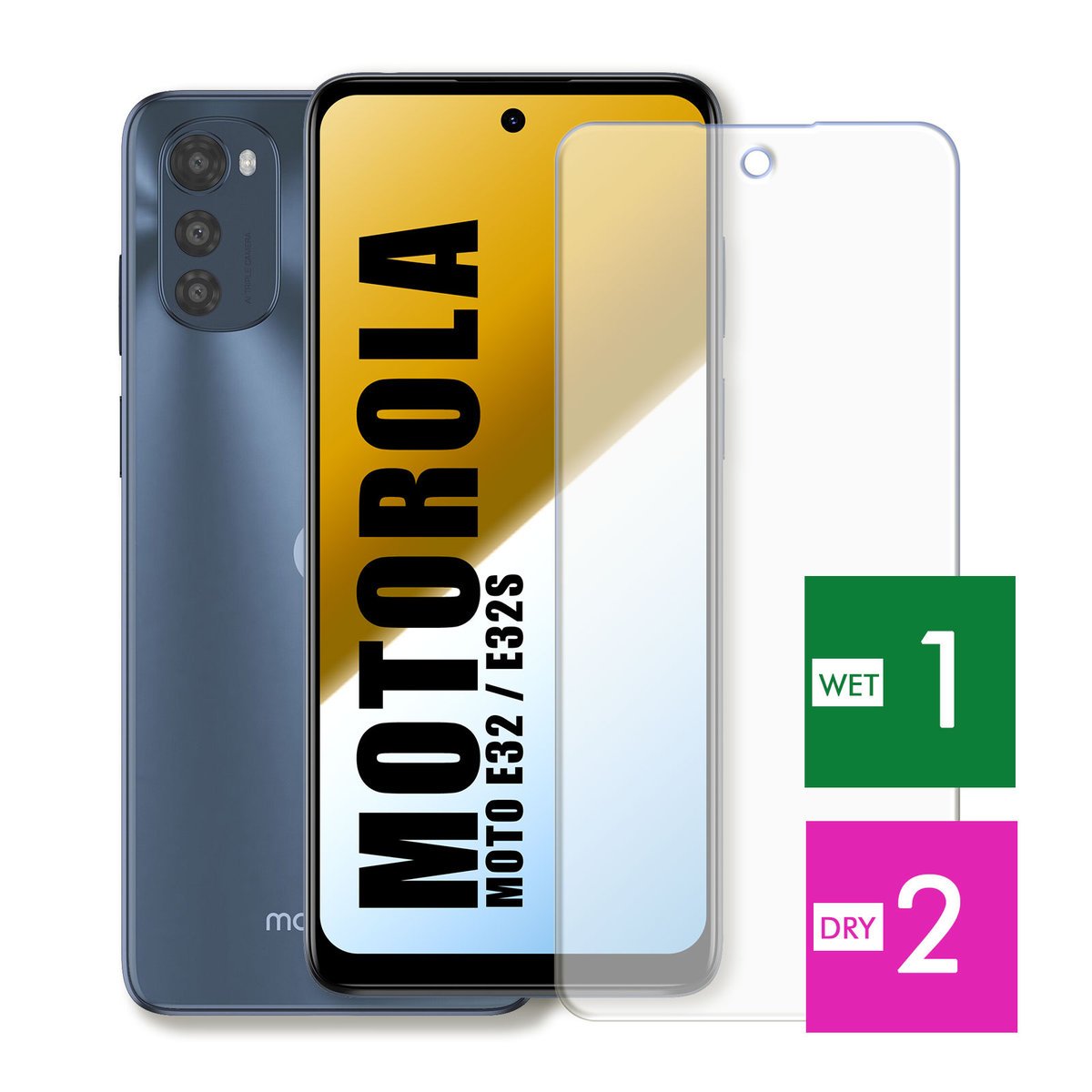 WZMOCNIONE SZKŁO DO MOTOROLA MOTO E32 E32S SZYBKA HARTOWANE 9H JAKOŚĆ