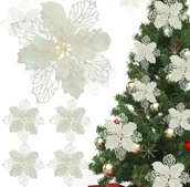 Ozdoby bożonarodzeniowe - Gwiazda Betlejemska Na Choinkę Kwiaty 6Szt [31Mi] - miniaturka - grafika 1