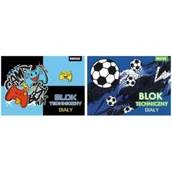 Szkolne artykuły papiernicze - Beniamin Blok techniczny A4/10K biały No name-chłopiec mix - miniaturka - grafika 1