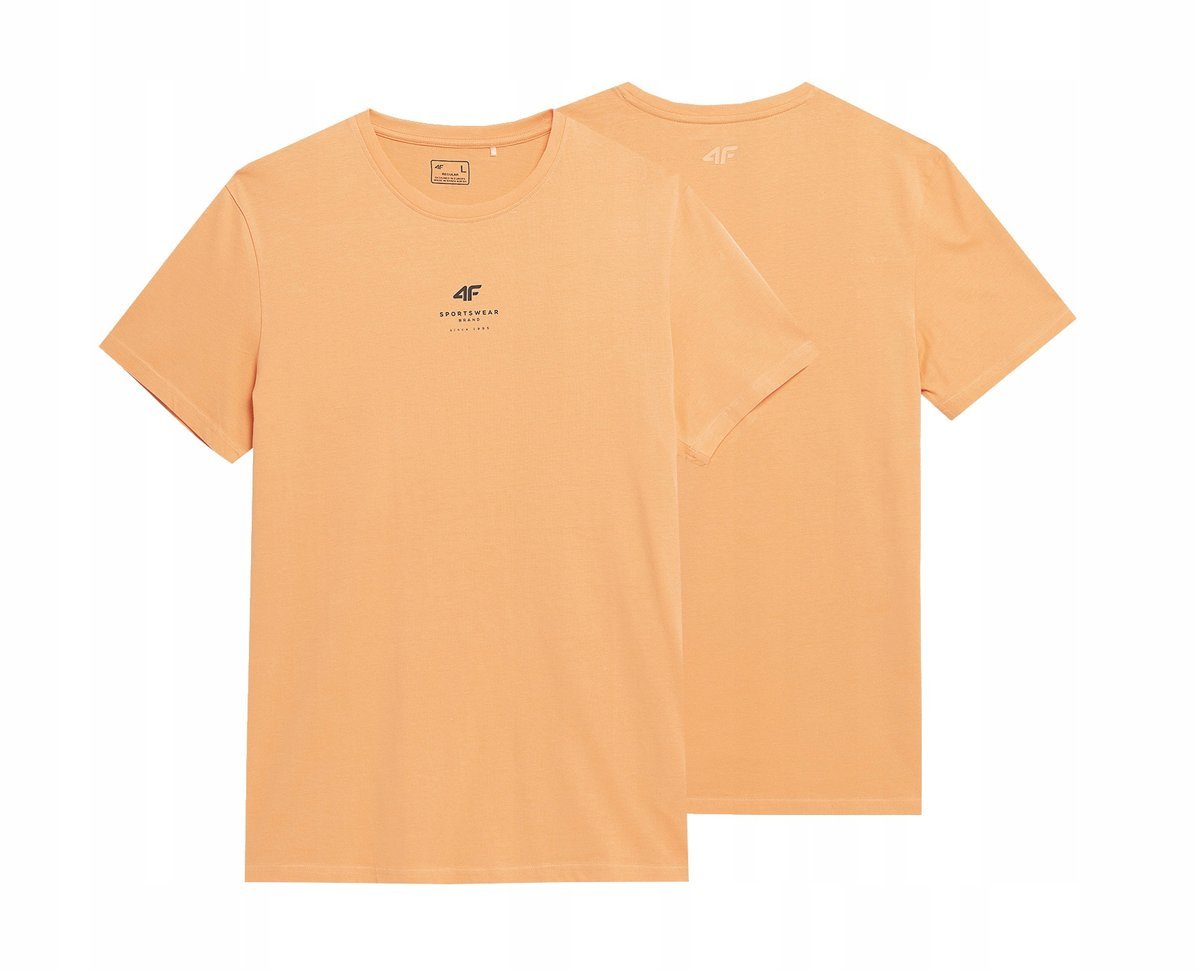 4F Koszulka Męska Sportowa T-Shirt Bawełniany