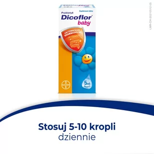 Dicoflor krople dla dzieci i niemowląt, 5 ml - Witaminy i minerały - miniaturka - grafika 2