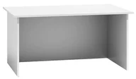 Biurka - Białe klasyczne długie biurko proste komputerowe T7-P95 - miniaturka - grafika 1