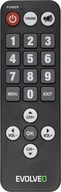 Piloty - Pilot RTV Evolveo EVOLVEO seniorský dálkový ovladač pro Alpha T2 a Omega II - miniaturka - grafika 1
