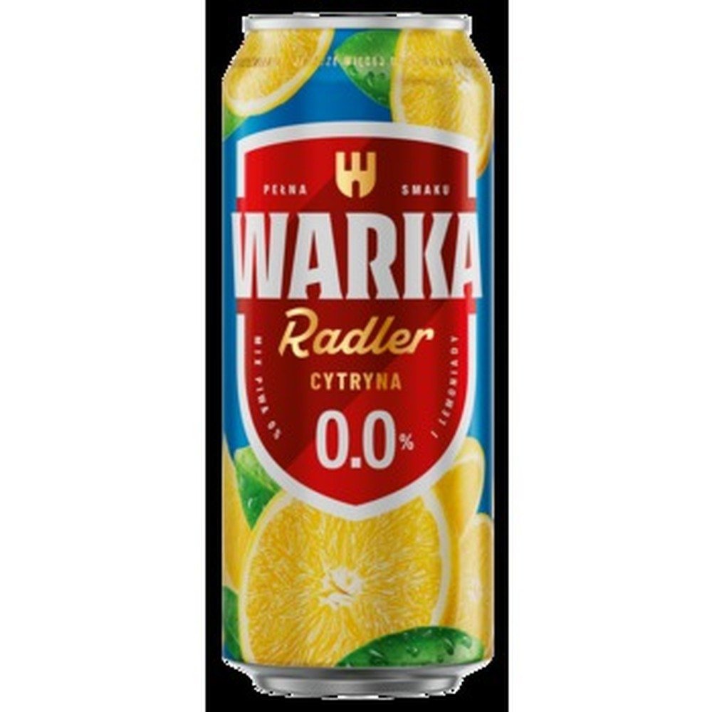 bezalkoholowe Warka Radler Cytrynowy 0% 500 ml