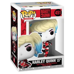 funko pop! dc comics 451 harley with bat quinn batman joker figurka - Figurki dla dzieci - miniaturka - grafika 1