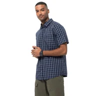 Koszule męskie - Koszula męska HOT SPRINGS SHIRT M night blue checks - S - miniaturka - grafika 1