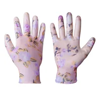 Rękawice robocze - Rękawice ochronne NITROX FLOWERS nitryl, rozmiar 6 - miniaturka - grafika 1