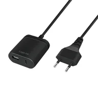 Ładowarki do telefonów - LogiLink PA0256 ładowarka do urządzeń przenośnych Uniwersalne Czarny Prąd przemienny Wewnętrzna - miniaturka - grafika 1