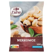 Orzeszki - Carrefour Extra Nerkowce niesolone 100 g - miniaturka - grafika 1