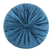 Poduszki dekoracyjne - Poduszka fi 40 Dekoracyjna Velvet 40B Niebieski - miniaturka - grafika 1