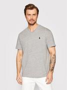 Koszulki męskie - Ralph Lauren Polo T-Shirt 710708261 Szary Classic Fit - miniaturka - grafika 1