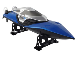 Motorówka R/C 2,4G Światła 30 km/h Niebieska - Akcesoria i części modelarskie - miniaturka - grafika 5