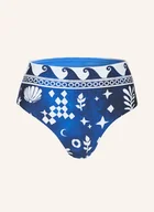 Stroje kąpielowe - Seafolly Dół Od Bikini Z Wysokim Stanem Corfu blau - miniaturka - grafika 1
