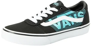 Vans Ward Sneaker buty dziecięce, uniseks, Glow Vans Neon Blue Black, 33 EU - Buty dla dziewczynek - miniaturka - grafika 1
